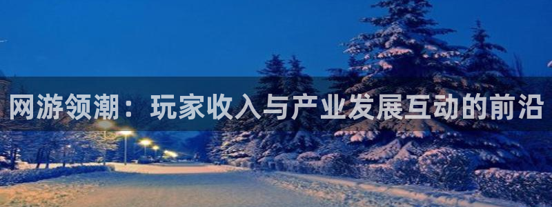 pp电子官网的奇趣腾讯是真的吗：网游领潮：玩家收入与产业发展互动的前沿