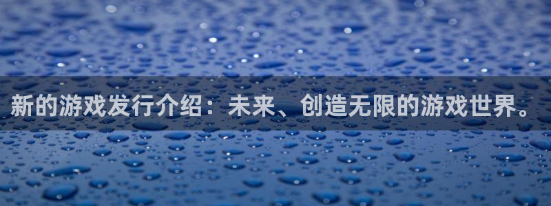 pp电子子酒业：新的游戏发行介绍：未来、创造无限的游戏世界。